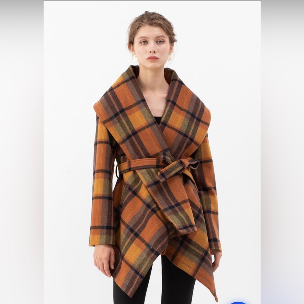 Chicwish Wrap Wool Winter Coat